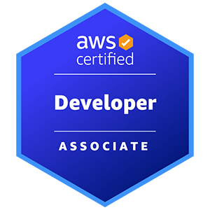 Logo da certificação AWS Certified Developer - Associate