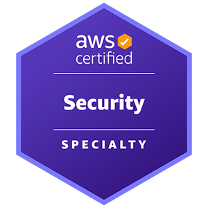Logo da certificação AWS Certified Security - Specialty